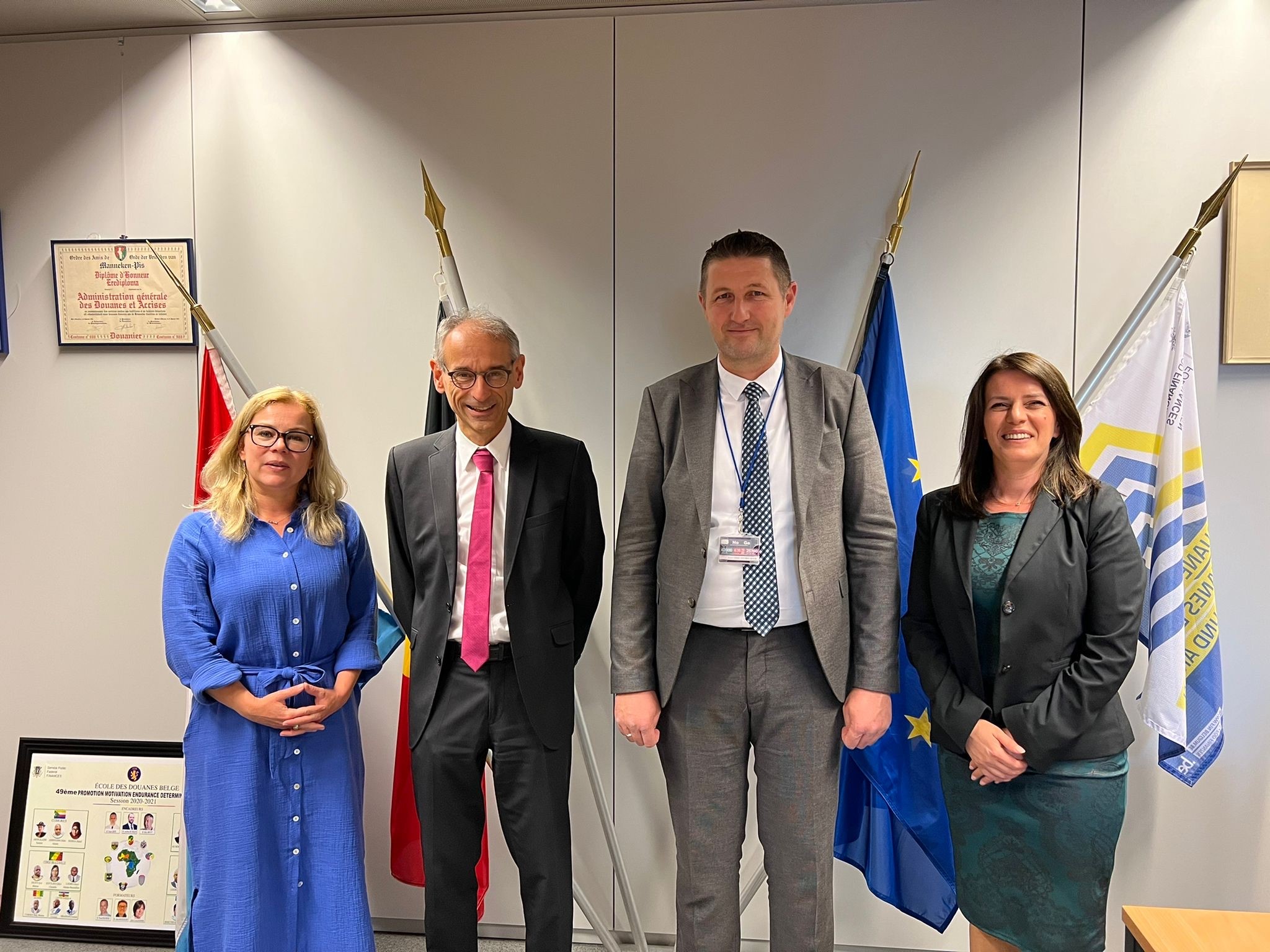 Drejtori i Përgjitshëm i Doganës së Kosovës u takua me Drejtorin e Përgjithshëm të Doganës së Mbretërisë të Belgjikës